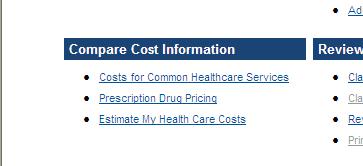 Accessing Drug Pricing Information With the Drug Pricing tool members