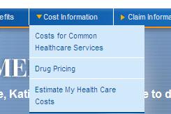 Accessing the Estimate My Health Care Costs Tools This feature is only available if the member s employer