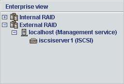 2 In the Add Enclosure dialog box, enter the IP address of the iscsi Storage Appliance (set in Step 11 on page 18),