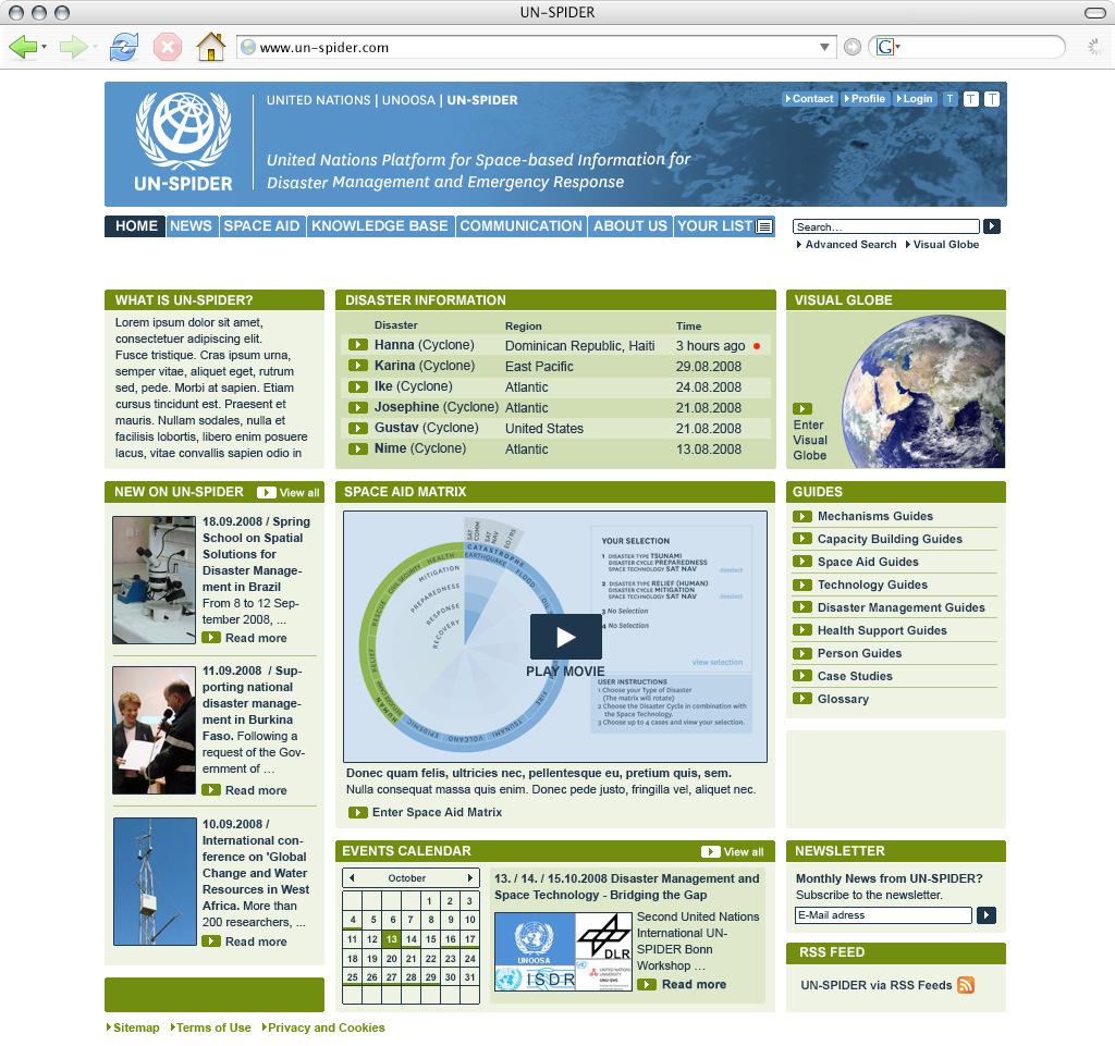 The Knowledge Portal United Nations Platform for Space-based