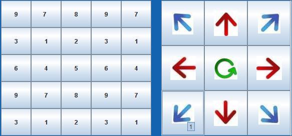 6) and afterwards user finds the digit nine in that row i.e. in sixth row after that user can see for the respective column number where nine is placed (here one) and enter back 1 as response corresponding to the one challenge.