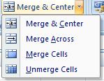 Cell Alignment By default text aligns left, numbers and dates right. You can change the alignment of a cell by using the commands in the Alignment Group on the Home Tab.