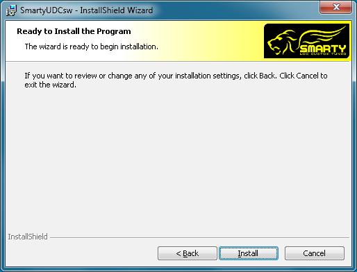 2.4 In the window Ready to install the program, click on Install.