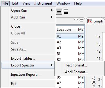 page 312 Chapter 12: cief Data Analysis To export data in.txt format - Select Text Format. Data will be exported in one file for all injections. To export data in.cdf format - Select Andi Format.