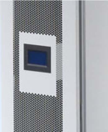 (10kw per rack) Ambient air is extracted from the warm aisle or room