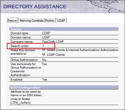DA Basics Configuration LDAP server should be first in search