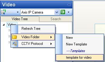 OnSSI C Cure 9000 Video Integration User Guide Video Folders To Create a Video Folder from a Template 2.