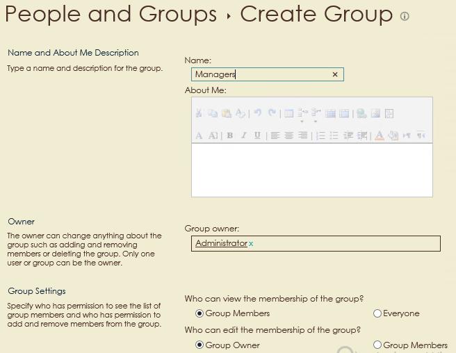 Creating New Groups Why: You have an app or site with sensitive content for which you need to ensure that only the