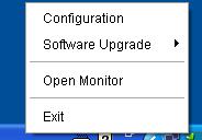 Note: Before uninstalling software, you must stop all software programs first and log in as Administrator! Otherwise, it can't be uninstalled completely. 3. Tray Application 3.1.