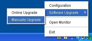 Online Upgrade: Click Online Upgrade to search the latest software version.