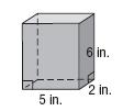 Surface area and Volume Prism: Surface