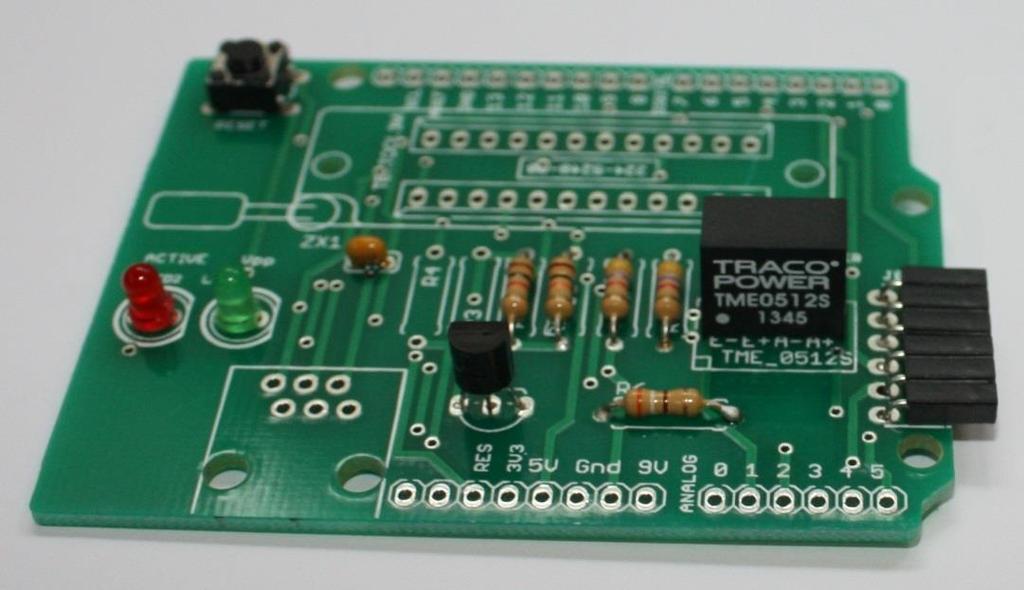 Step 7: Equipment of the DC-DC-converter In this step you would place and solder the DC-DC converter.