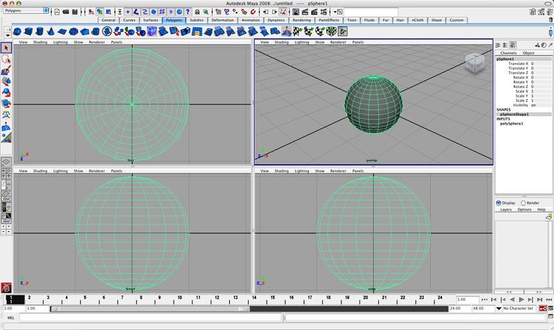 Modeling Creating 3D geometric data The model or the scene By hand Autodesk (Maya,