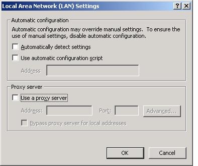 click the LAN Settings button (see figure below). Step 12.