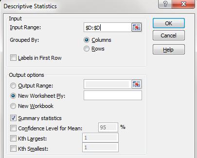 Unlike GeoGebra, Excel can t handle non-numeric data items.