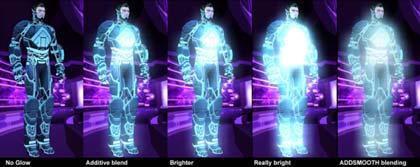 Low Texture Resolution Improve performance and size of glows Each glow texel can cover 2, 3, 4 etc.
