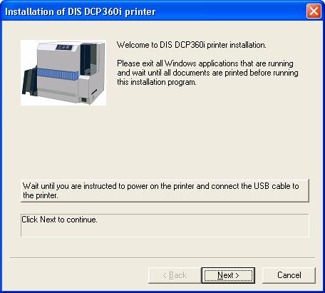 exe on the CD-ROM to launch the printer driver installer. 4.