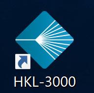 Launching HKL As a reminder, your X-windows program must be running before starting HKL. If you let the installer create an icon, you can now use it to launch HKL-3000.