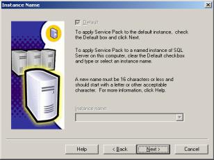 MS SQL Service Pack 2 Installation - Instance Name Appendix A Installing MS SQL Service Pack 2 softek.fujitsu.com 7.