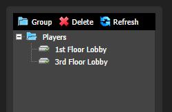 Go to the Players tool in your Breeze server. 2. Your newly added player is in the Players group.