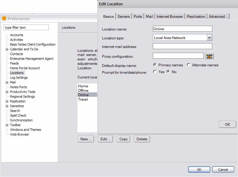 Unified Preference A single location to configure