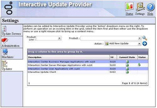 Chapter 17: Migrate CIC 3.0 Workstations Using Interactive Update 175 start receiving updates from the Interactive Update Provider 2015 R1 or later on the CIC 2015 R1 or later server.