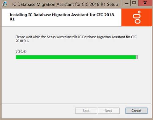 Chapter 7: Install CIC Database Migration Assistant 45 6.