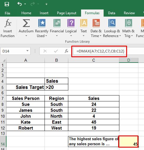Excel 2016 Intermediate Page 139 You can see the function syntax displayed within the Formula Bar.