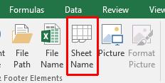 Excel 2016 Intermediate Page 15 NOTE: To remove a header or footer field, select the field and press the Del key. Close the workbook without saving your changes.