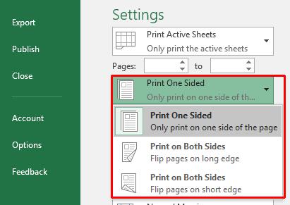 Excel 2016 Intermediate Page 226 Select the required option from the