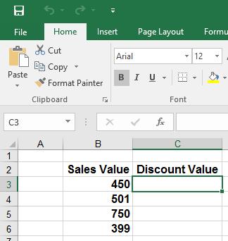 Excel 2016 Intermediate Page 51 Excel 2016 Logical Functions IF Function Open a workbook called Functions - If. This example calculates a discount based on order quantity.