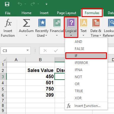 Excel 2016 Intermediate Page 52 The Function Arguments dialog box will be displayed.