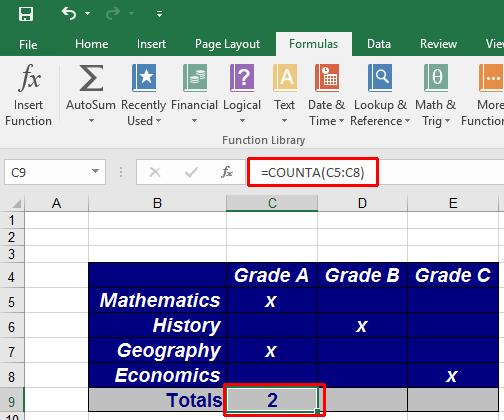Excel 2016 Intermediate Page 67 You can see the function syntax displayed within the Formula Bar.