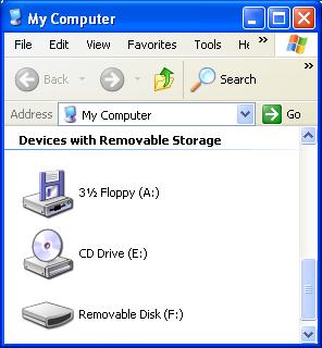 8 6. Click My Computer on the desktop. 7. A removable disk drive appears. 8. Double click on the removable disk. 9.