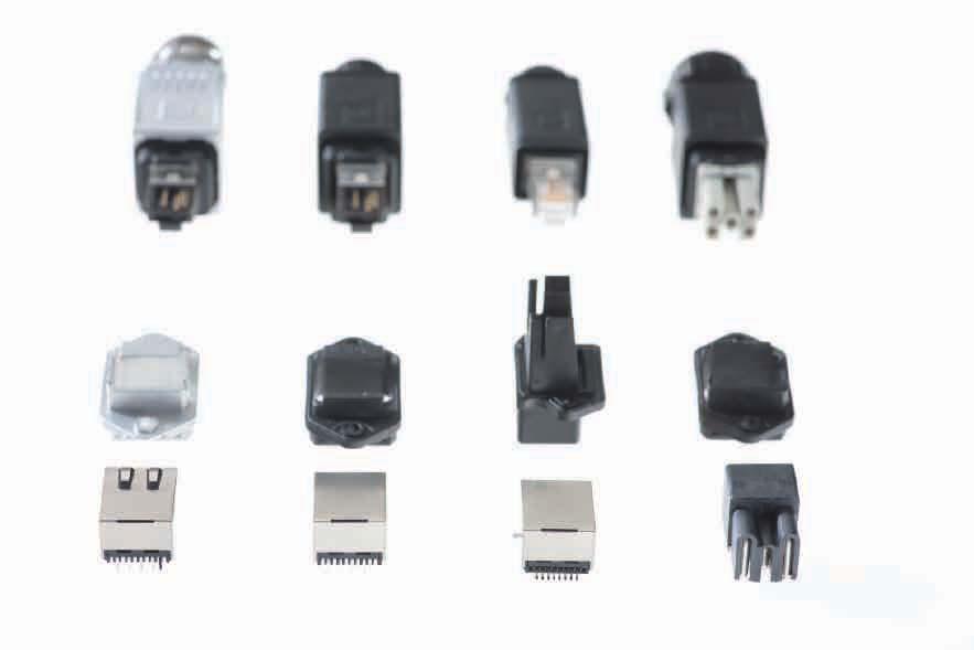 The connector can be delivered either as plastic, or as metal variant, depending on the installation environment. THE PRINCIPLE connector applications combine two basic advantages: 1.