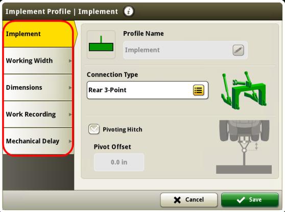 information in order to proceed with documenting. All other implement profiles that have controllers (i.e. SeedStar 2/XP/3HP Planter) will remain on the display through the update.