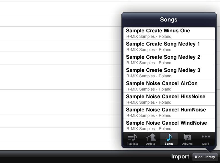 Files with DRM (Digital Rights Management) cannot be imported. Don t switch ipad apps while importing a song.