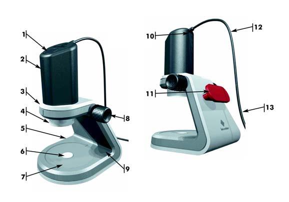 Introduction / Diagram The kena Digital Microscope is a durable product created by Ken-A-Vision, with over 65 years of experience incorporated into every product shipped.