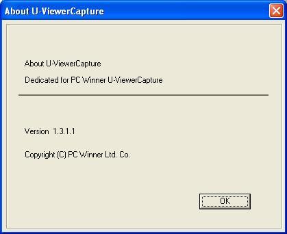 2. U-Viewercapture Update : you can click it to see if there are any software update. 3.