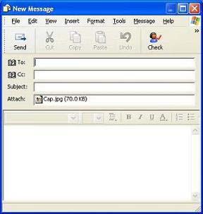 Icon of Tool Bar, the Email You can send a selected picture or video as email attachment