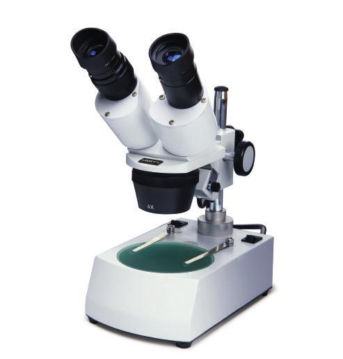 STEREO MICROSCOPE CODE ISM-S40* WF10X eyepiece focus adjustment 2X/4X objective(turret) reflected illumination power on/off reflected/transmitted illumination switch working stage diameter:95mm