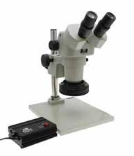 Zoom Binocular Microscope System with Polarized Ring Ligh Superior optics with Crystal clear high resolution  60 LED ring light with adjustable polarizer reduces the glare from shiny or reflective