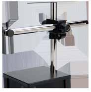 Metal Base Double Arm Boom  Clamp provides stability and saves bench space Allows positioning of microscopes over large