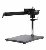 positioning of the microscope 605mm height available with extension post 26800B-534 Track Stand with Focus Mount with LED