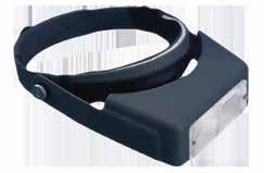 appearance Padded orthopedic felt adds to comfort 26101 Headband Magnifier with LED Light