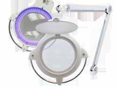 Magnifying Lamps ProVue Slim & Touch LED Magnifying Lamps ProVue Touch Magnifying Lamp w/ LED Illumination 54 powerful energy saving white SMD LEDs provide shadow