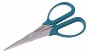 provides excellent corrosion resistance Precision scissor for cutting fine wire and general use 1-1/4" durable stainless steel blade 11014 11014 4-1/2" Slim Blade Straight Scissor 10178 Crimping