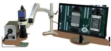 Monitor Large Magnification Range 3.7x to 61.9x Large working distance: 117.8 to 304.