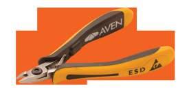 Precision Cutters & Pliers Accu-Cut ESD Safe Cutters Accu-Cut Oval Head Cutter This popular shape can be used for many applications ESD Safe Ergonomic Grips for superior comfort Robust oval head