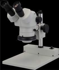 you to angle the microscope for maximum comfort and viewing Integrated 60 LED Ring Light with dimmer Multi coated optical components, free from chromatic and spherical aberration Coarse and fine